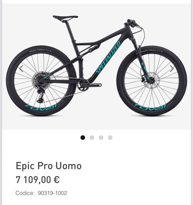 Used Specialized Epic SRAM GX Eagle AXS 2019 Mountainbike, Schwarz — image 4 of 4
