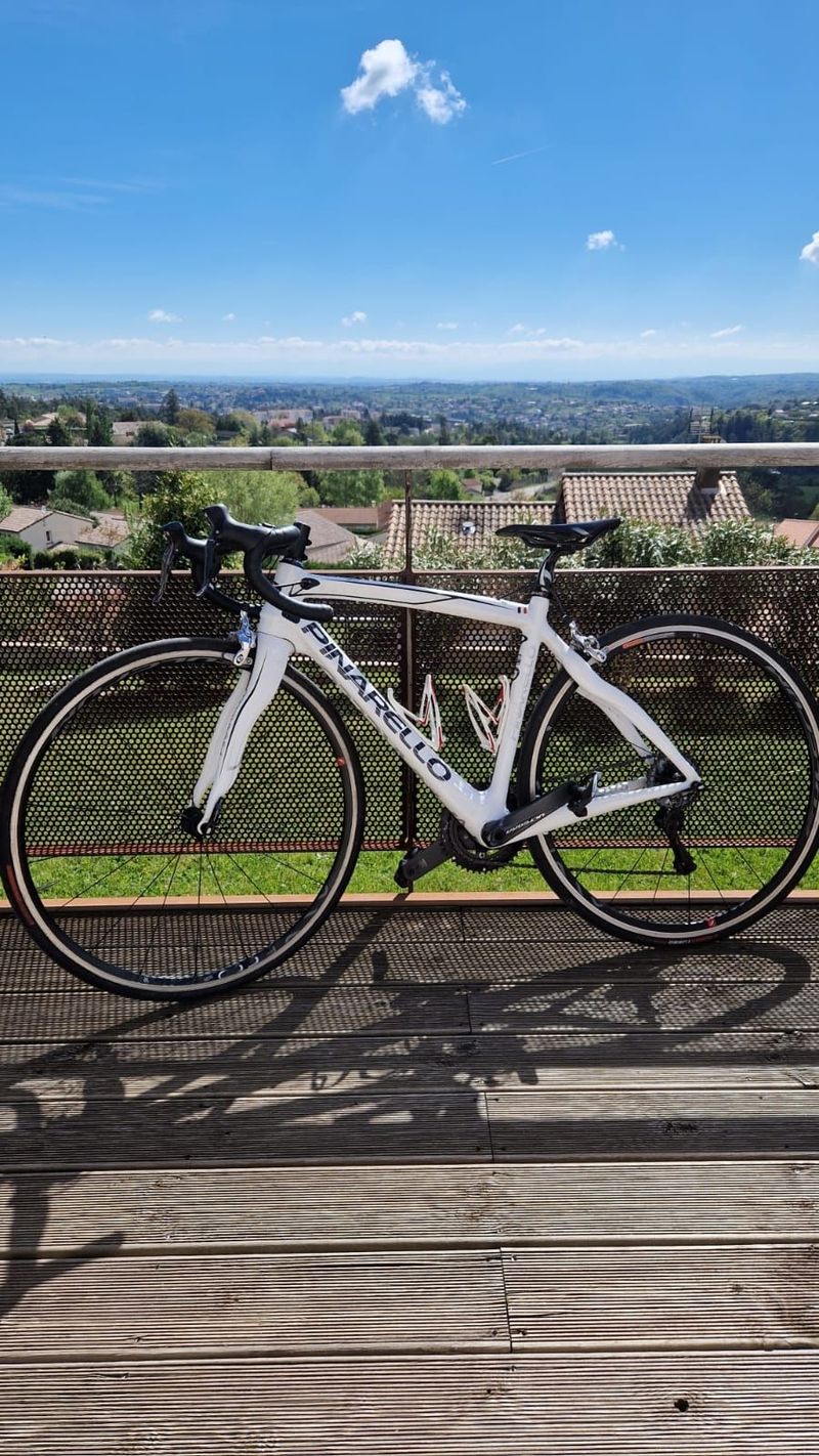 Used Pinarello Custom Shimano Ultegra Di2 2019 Road & Gravel, White — image 2 of 7