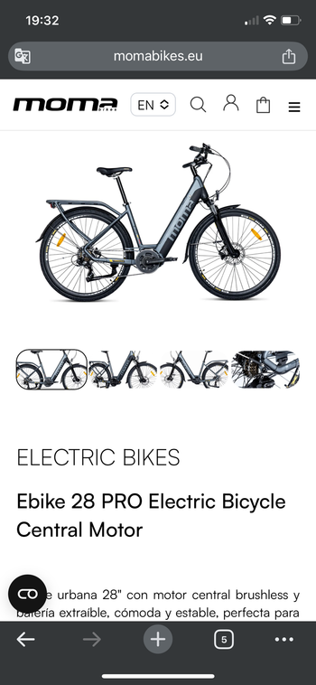 Used Moma Moma Custom Shimano Ultegra 2025 Mountainbike — image 4 of 6