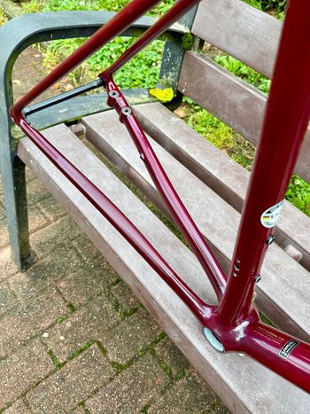 Used Specialized S-Works Aethos Frameset - FACT 12r Carbon 2023 Frameset 2023 Road & Gravel, Red — image 5 of 20