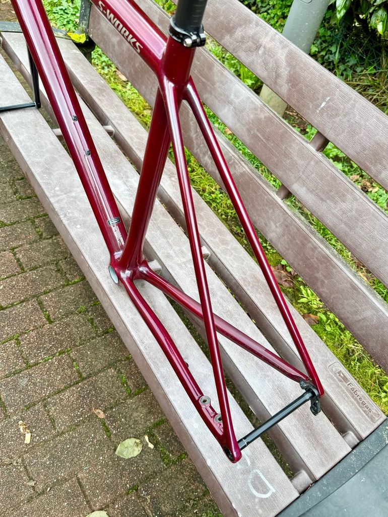 Used Specialized S-Works Aethos Frameset - FACT 12r Carbon 2023 Frameset 2023 Road & Gravel, Red — image 8 of 20