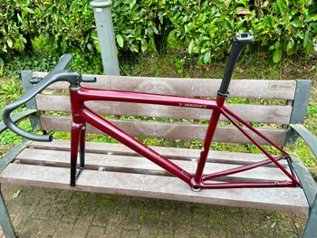 Used Specialized S-Works Aethos Frameset - FACT 12r Carbon 2023 Frameset 2023 Road & Gravel, Red — image 2 of 20