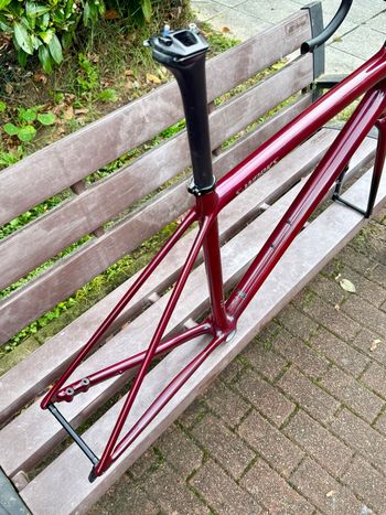 Used Specialized S-Works Aethos Frameset - FACT 12r Carbon 2023 Frameset 2023 Road & Gravel, Red — image 6 of 20