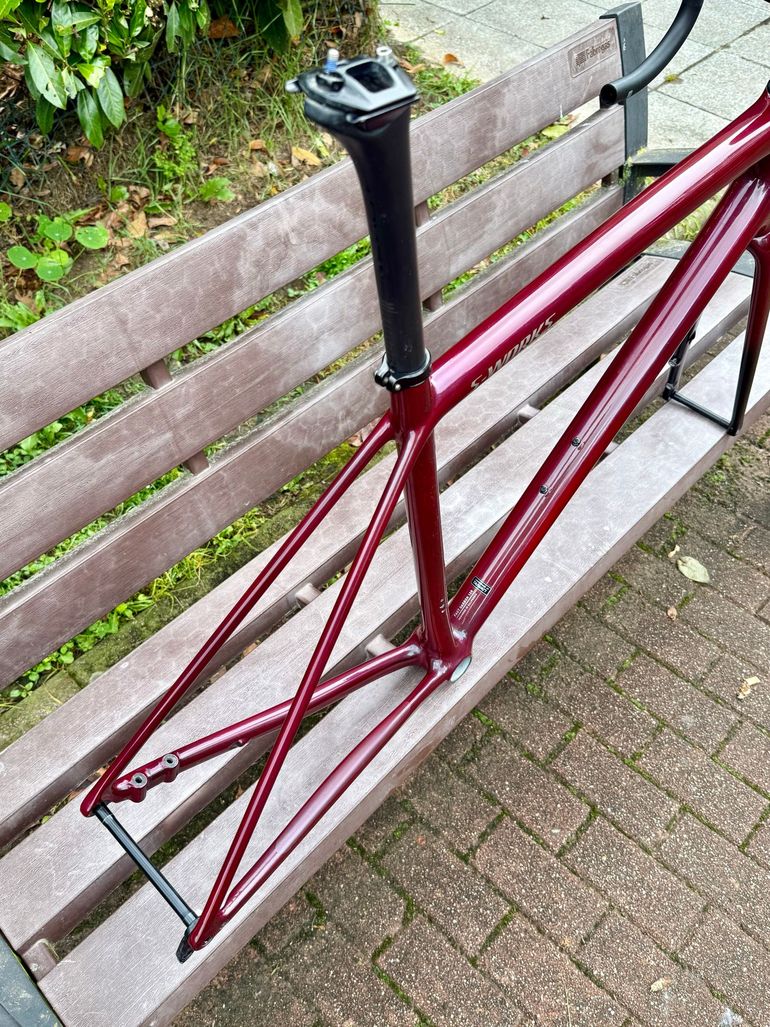 Used Specialized S-Works Aethos Frameset - FACT 12r Carbon 2023 Frameset 2023 Road & Gravel, Red — image 6 of 20