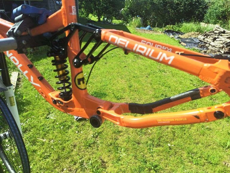 Used Knolly Delirium Dawn Patrol 2019 Frameset 2019 Mountainbike, Orange, 27.5 — image 6 of 10