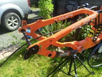 Used Knolly Delirium Dawn Patrol 2019 Frameset 2019 Mountainbike, Orange, 27.5 — image 5 of 10