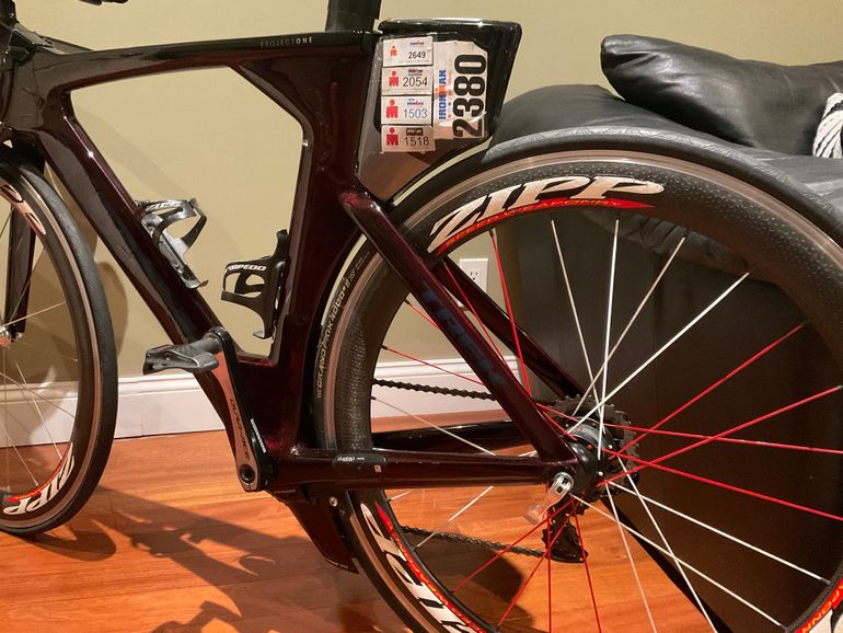 Used Trek 2014 Trek Concept 7 Project One Triathlon Bike 2014 Road & Gravel, Red — image 9 of 14