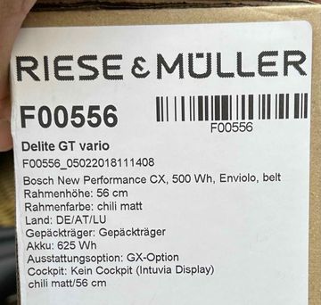 Used Riese & Müller Delite GT Vario 2020 2020 Urban & Touring