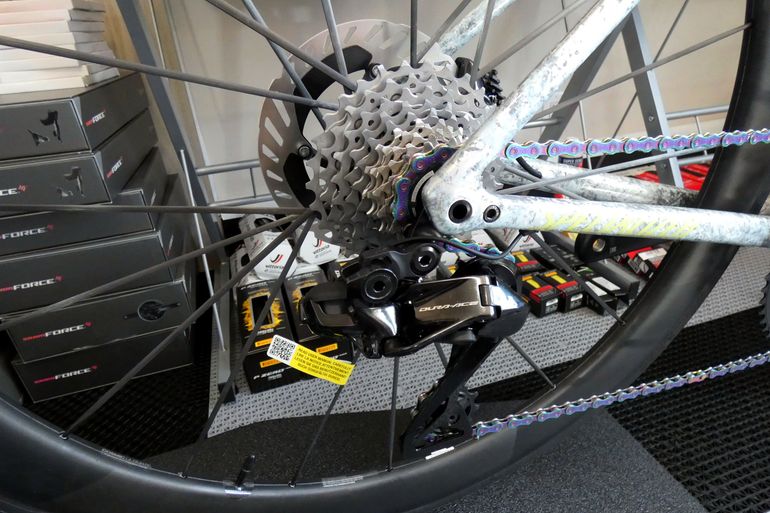 Used Specialized S-Works Tarmac SL8 - Shimano Dura-Ace Di2 2025 2025 Road & Gravel, Light Gray — image 6 of 28