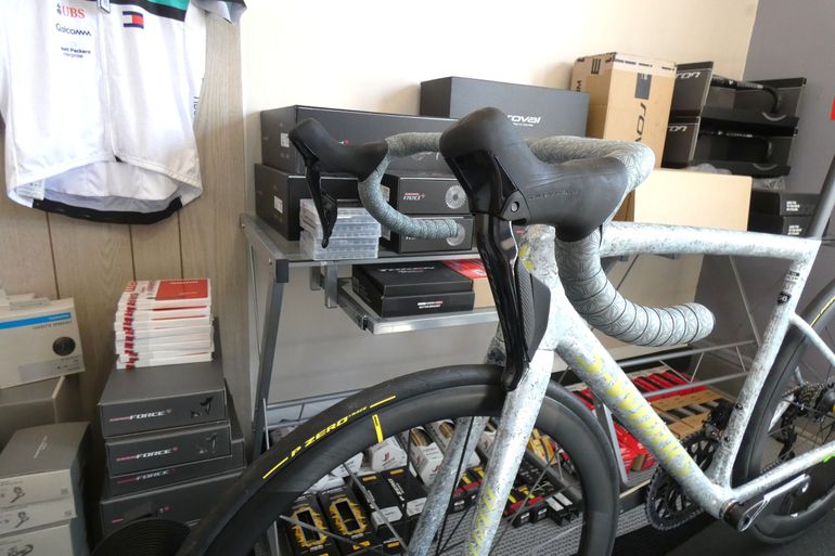 Used Specialized S-Works Tarmac SL8 - Shimano Dura-Ace Di2 2025 2025 Road & Gravel, Light Gray — image 19 of 28