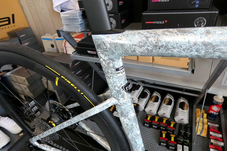 Used Specialized S-Works Tarmac SL8 - Shimano Dura-Ace Di2 2025 2025 Road & Gravel, Light Gray — image 8 of 28