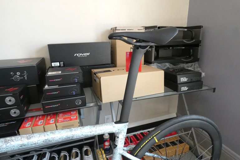 Used Specialized S-Works Tarmac SL8 - Shimano Dura-Ace Di2 2025 2025 Road & Gravel, Light Gray — image 21 of 28