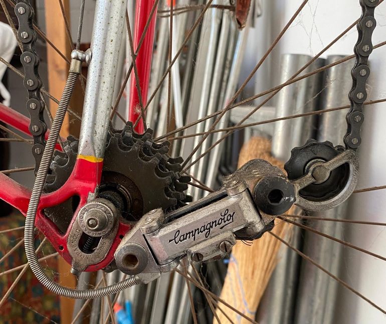 Used cerliani Cerliani Custom Campagnolo Record 1977 Road & Gravel, Red — image 4 of 4
