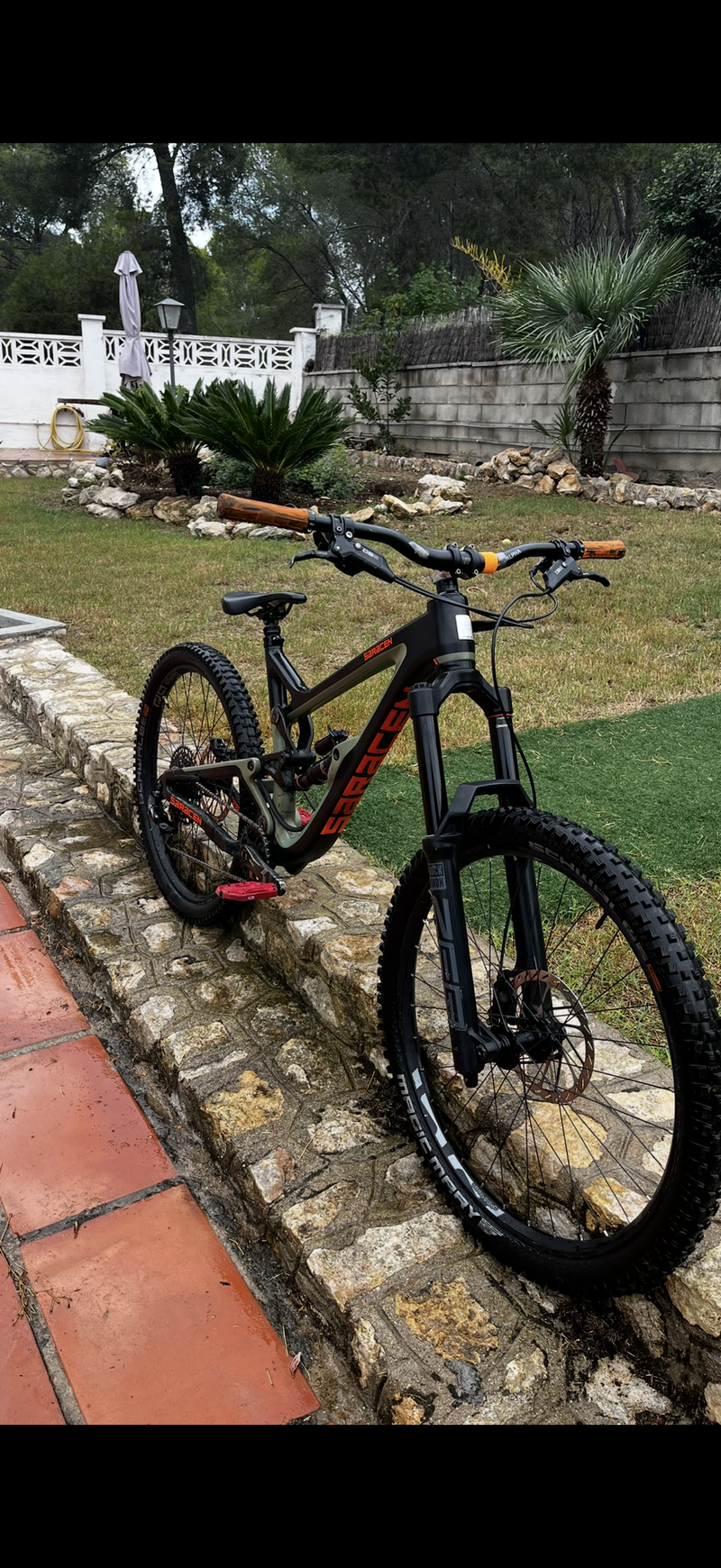 Used Saracen Ariel LT 2019 Frameset 2019 Mountainbike, Green, 27.5 — image 3 of 4
