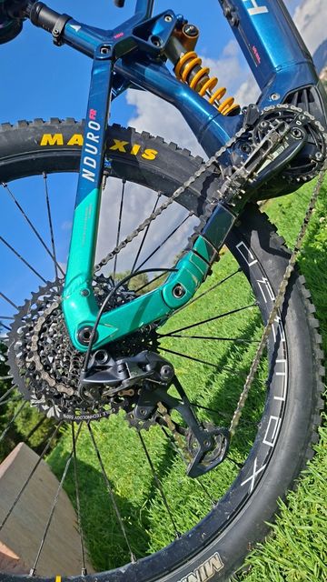 Gebrauchtes Haibike Nduro 8 Freeride 2022 2022 Mountainbike, Violett, 29 — Bild 12 von 12