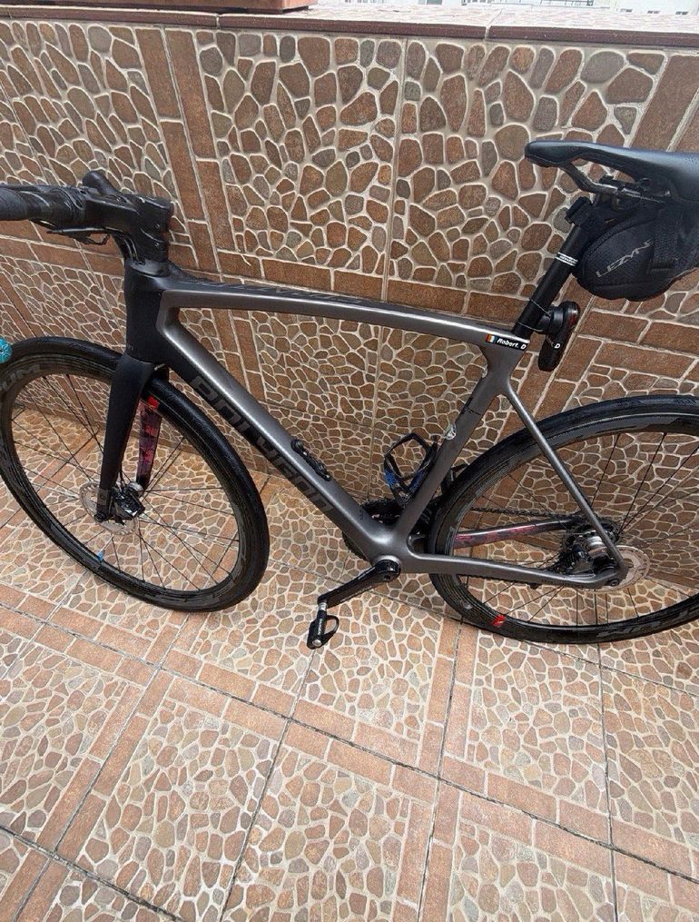 Used Polygon Strattos Shimano Ultegra Di2 2023 Road & Gravel, Light Gray — image 15 of 17