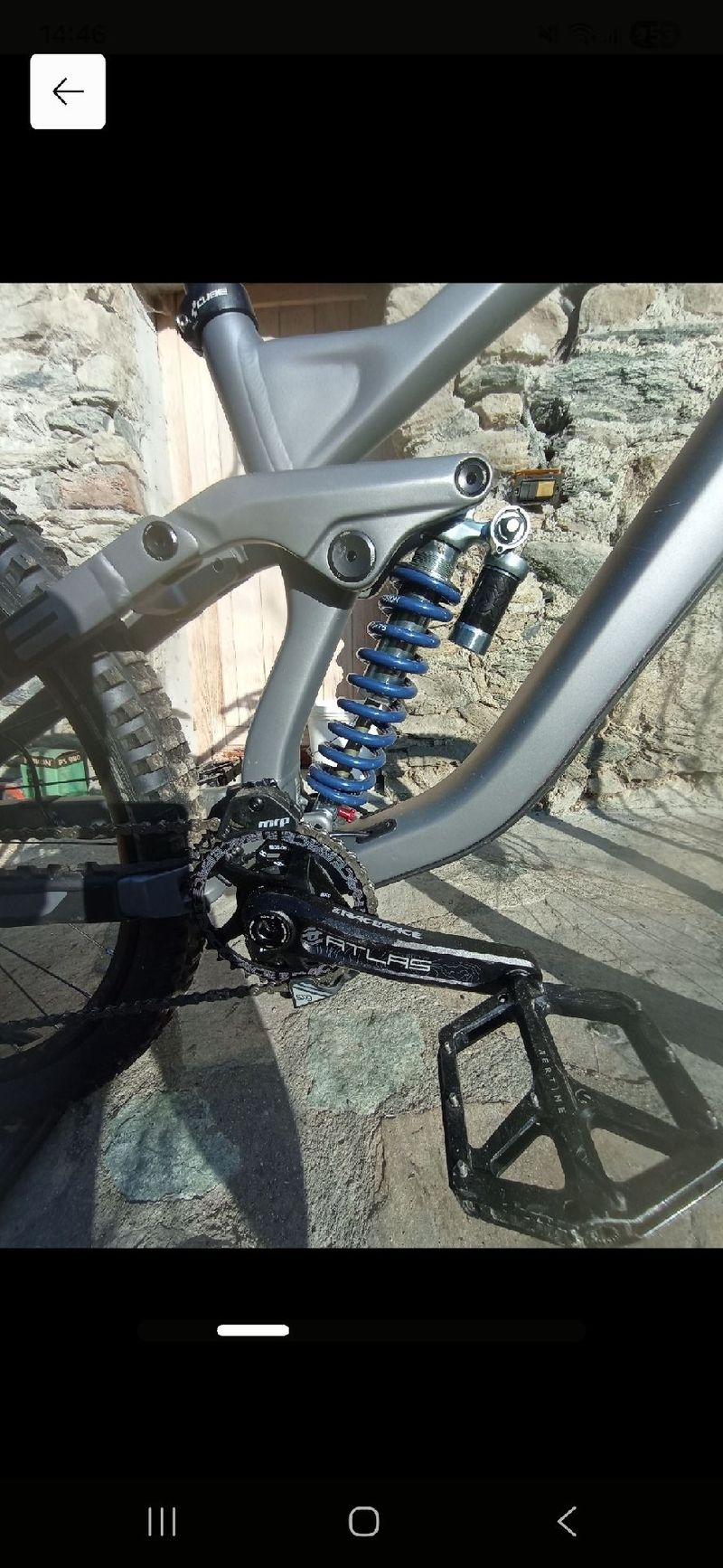 CUBE TWO15 PRO 27.5 2024 2024 Mountainbike de segunda mano, Gris claro — imagen 3 de 8
