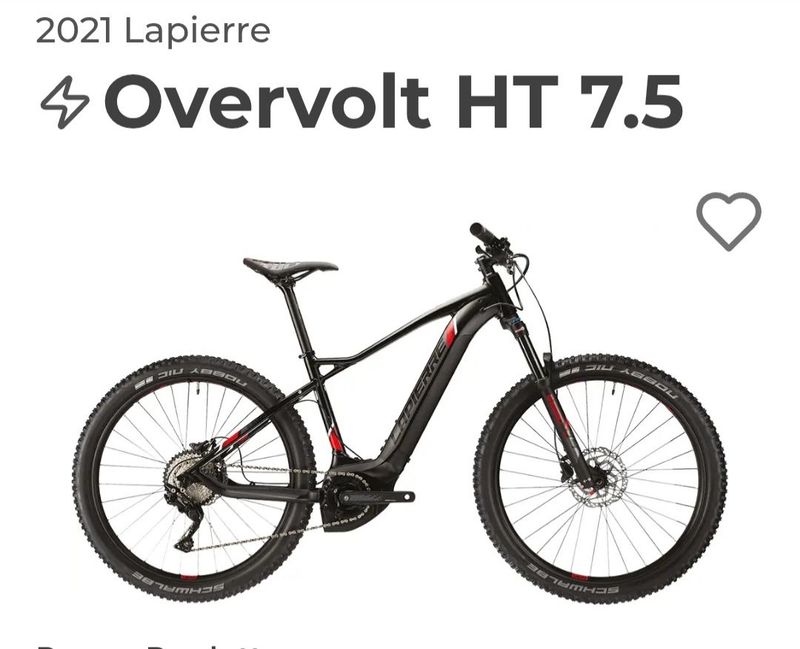 Used Lapierre Overvolt Shimano Deore 2021 MTB