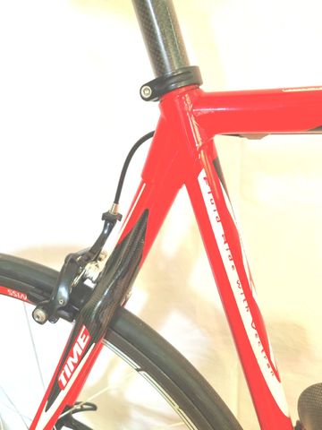 Gebrauchtes TIME VX Campagnolo Record Titanium 2003 Road & Gravel, Rot — Bild 4 von 13