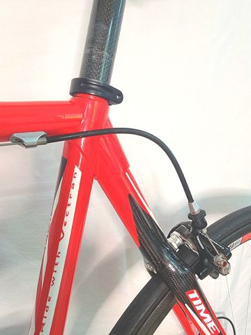 Gebrauchtes TIME VX Campagnolo Record Titanium 2003 Road & Gravel, Rot — Bild 11 von 13