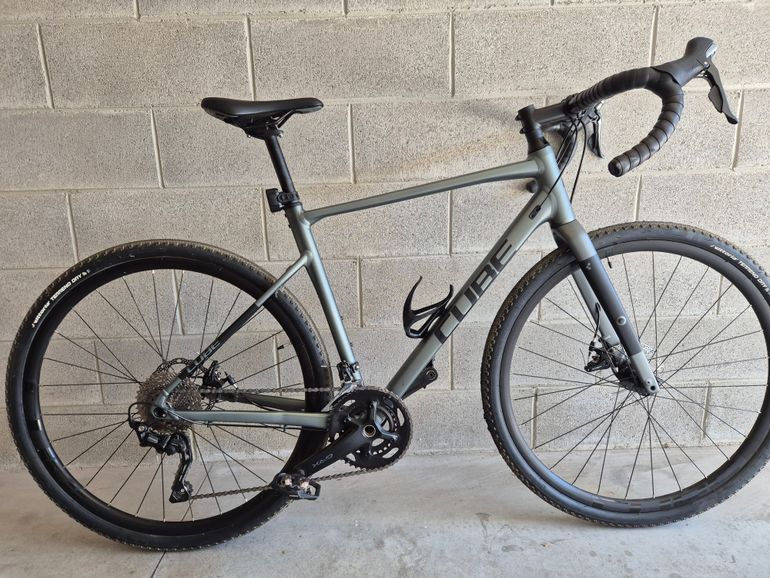 Used CUBE NUROAD PRO 2023 2023 Road & Gravel, Hellgrau — image 7 of 8