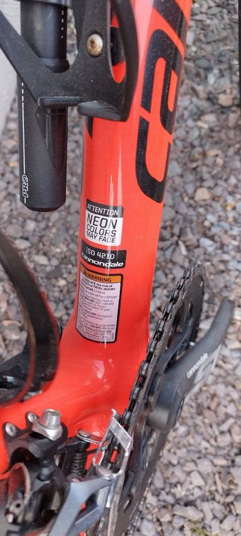 Used Cannondale SuperSix EVO Carbon Ultegra 2019 2019 Road & Gravel, Rojo — image 4 of 9