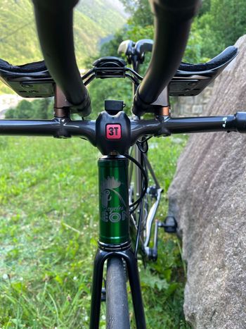 Used cYCLES léon Vélo Triathlon Léon Hora 2021 Road & Gravel, Green — image 13 of 15