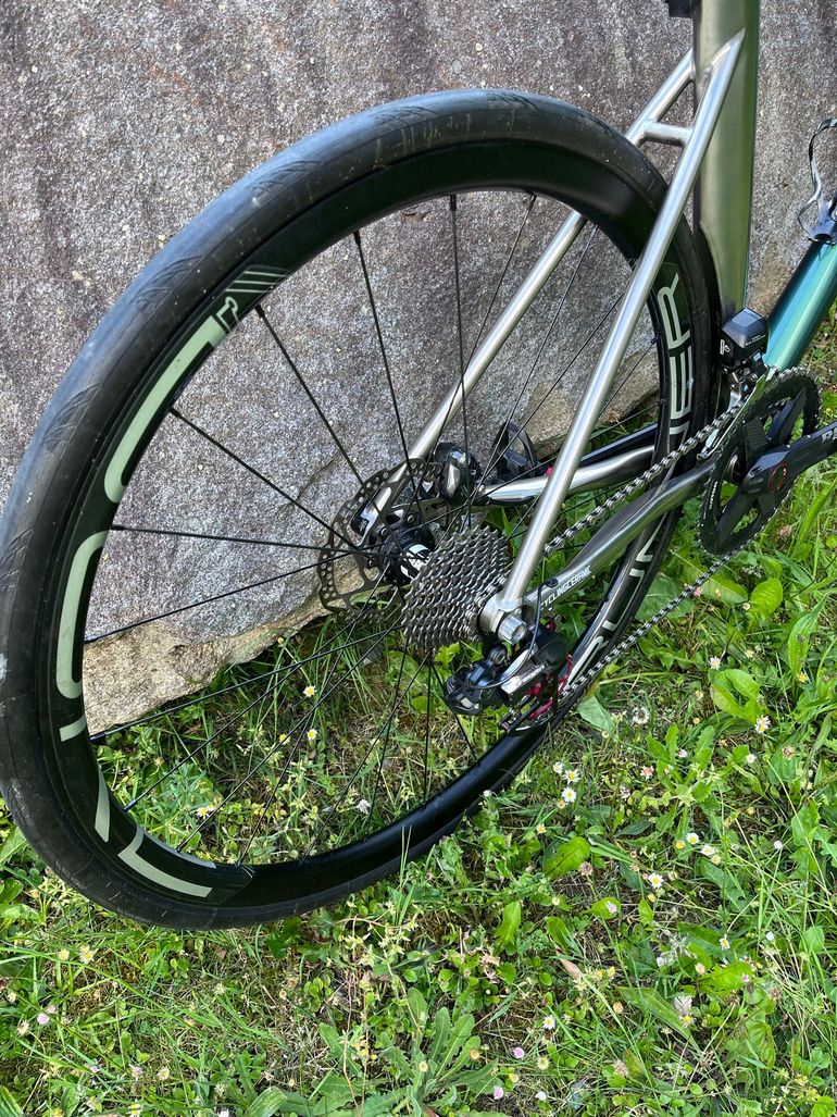 Used cYCLES léon Vélo Triathlon Léon Hora 2021 Road & Gravel, Green — image 7 of 15