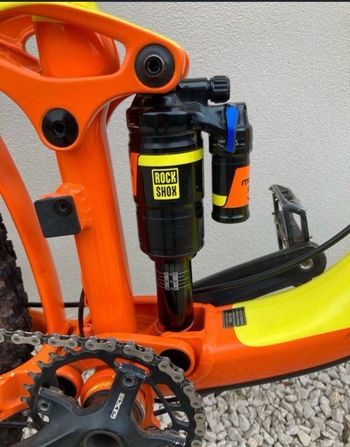 Used Giant Reign SX 1 2019 2019 Mountainbike, Orange, 27.5 — image 6 of 6