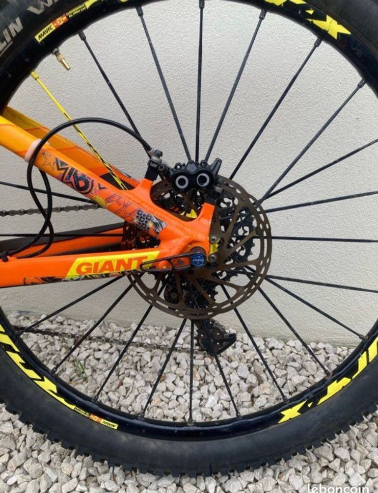 Used Giant Reign SX 1 2019 2019 Mountainbike, Orange, 27.5 — image 5 of 6