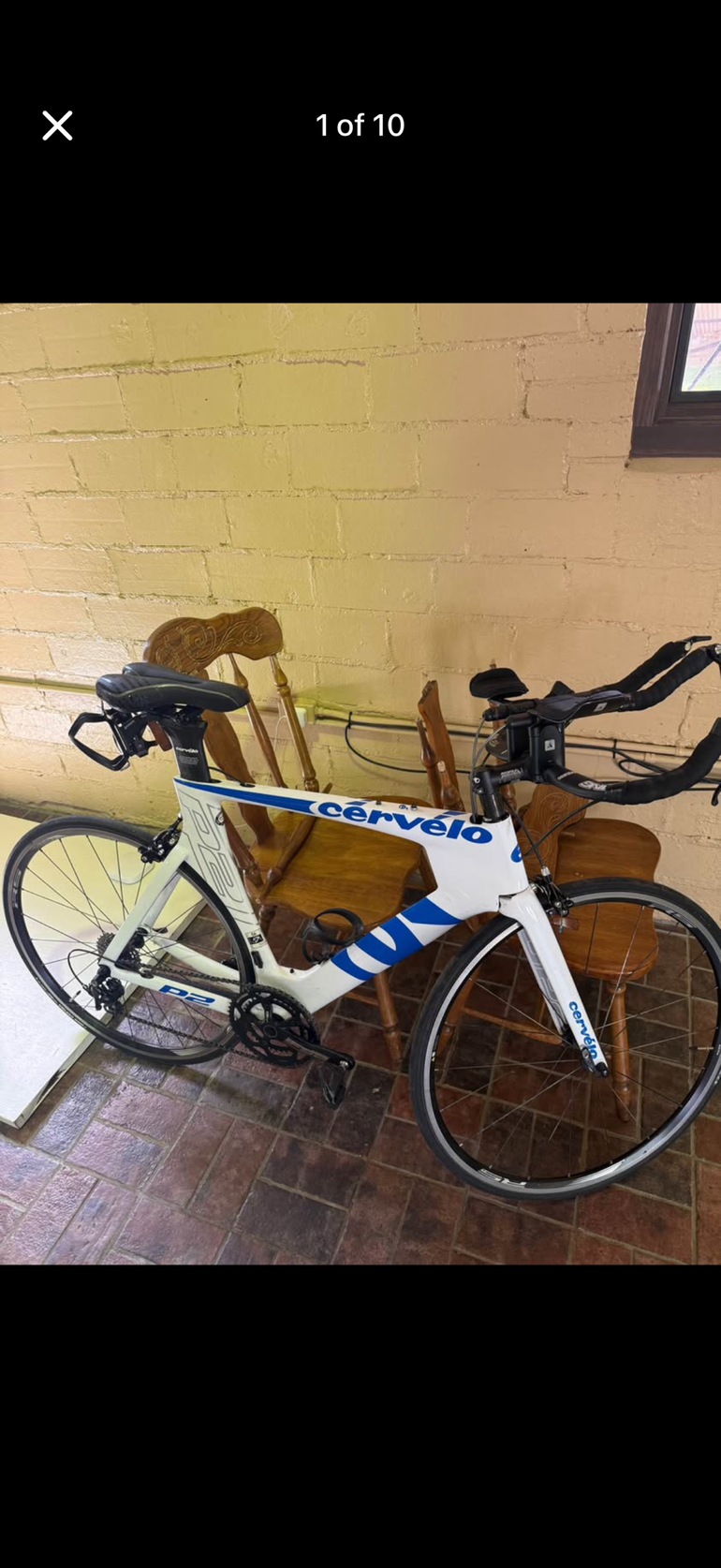 Used Cervélo P2 Shimano 105 2014 Road & Gravel, White — image 1 of 7
