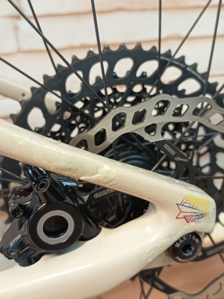 Used Lee Cougan Lee Cougan Custom SRAM SX Eagle 2024 Mountainbike, Weiß — image 9 of 9