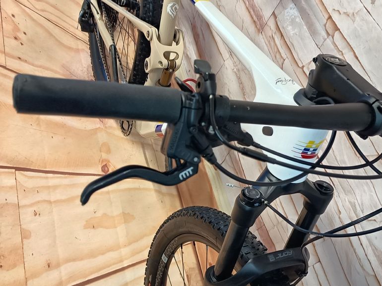 Used Lee Cougan Lee Cougan Custom SRAM SX Eagle 2024 Mountainbike, Weiß — image 8 of 9