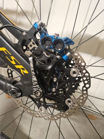 Used Specialized Specialized Stumpjumper FSR 650B 2016 Mountainbike, Orange — image 7 of 16