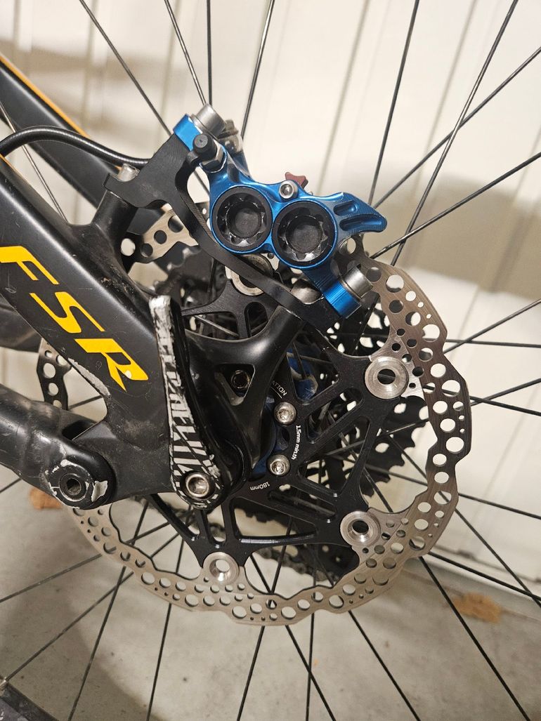 Used Specialized Specialized Stumpjumper FSR 650B 2016 Mountainbike, Orange — image 7 of 16