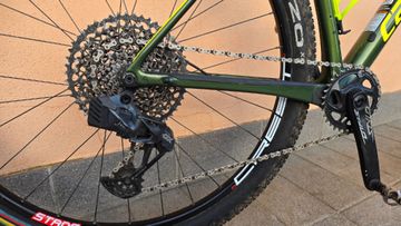Cannondale F-Si Carbon 3 2019 2019 Mountainbike usato, Verde — immagine 9 di 12