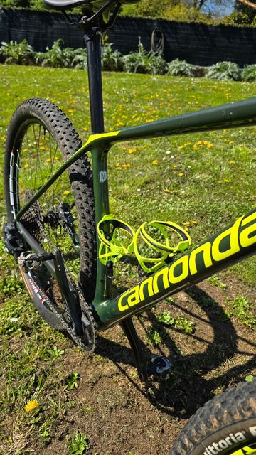 Cannondale F-Si Carbon 3 2019 2019 Mountainbike usato, Verde — immagine 4 di 12