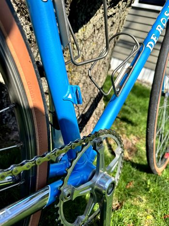 Used De Rosa SLX Professional, Set Up As Fixed-gear 1986 Road & Gravel, Blue — image 10 of 14