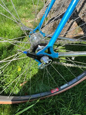 Used De Rosa SLX Professional, Set Up As Fixed-gear 1986 Road & Gravel, Blue — image 8 of 14