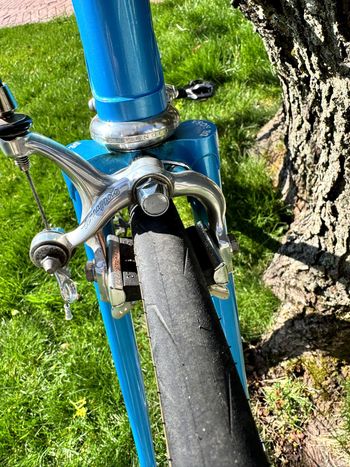 Used De Rosa SLX Professional, Set Up As Fixed-gear 1986 Road & Gravel, Blue — image 4 of 14