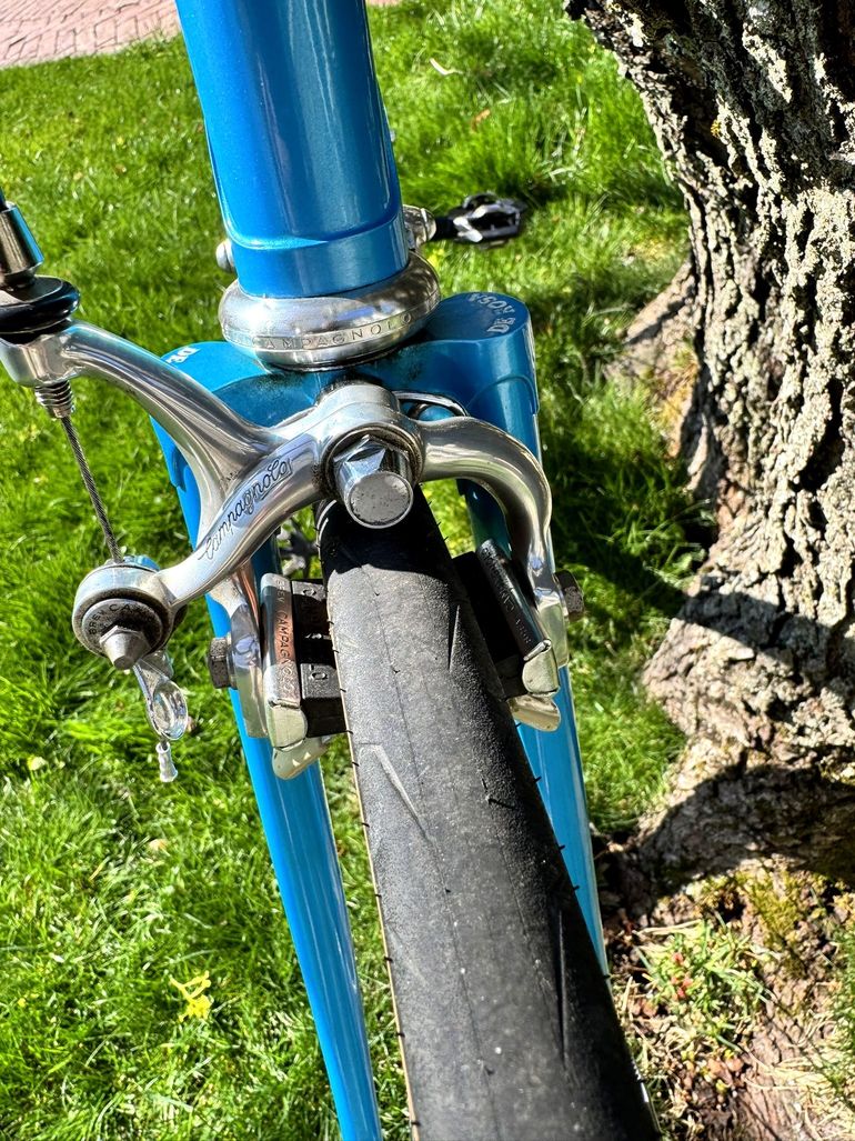 Used De Rosa SLX Professional, Set Up As Fixed-gear 1986 Road & Gravel, Blue — image 4 of 14