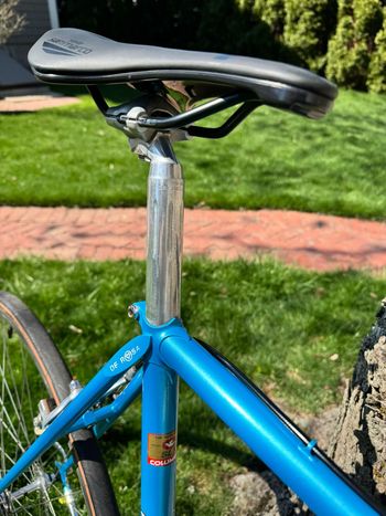 Used De Rosa SLX Professional, Set Up As Fixed-gear 1986 Road & Gravel, Blue — image 12 of 14