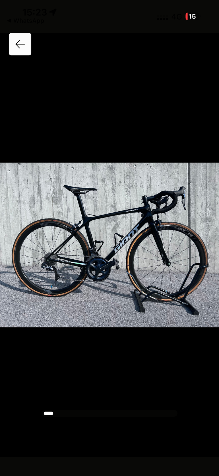 Used Giant Tcr Shimano Ultegra Di2 2019 Road & Gravel, Black — image 1 of 9
