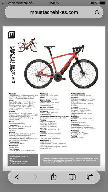 Used Moustache Dimanche 28.5 2020 2020 Road & Gravel, Red — image 10 of 10