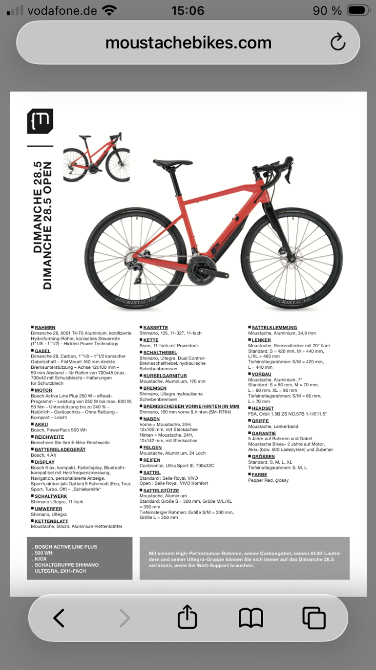 Used Moustache Dimanche 28.5 2020 2020 Road & Gravel, Red — image 10 of 10