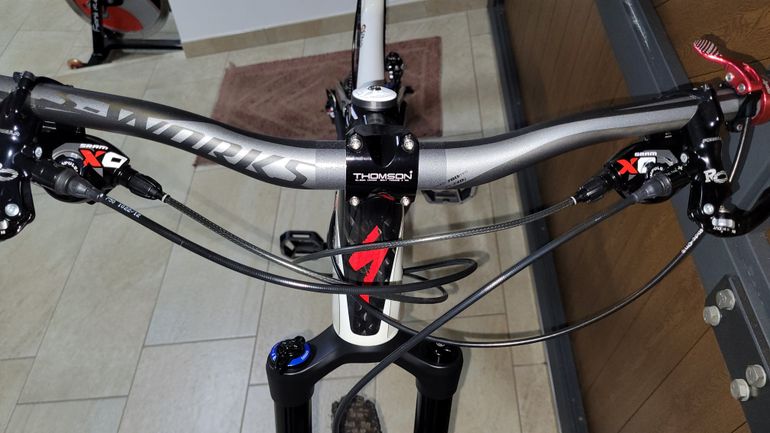 Used Specialized Stumpjumper FSR Expert Carbon 2011 2011 Mountainbike, Red, 26 — image 4 of 8
