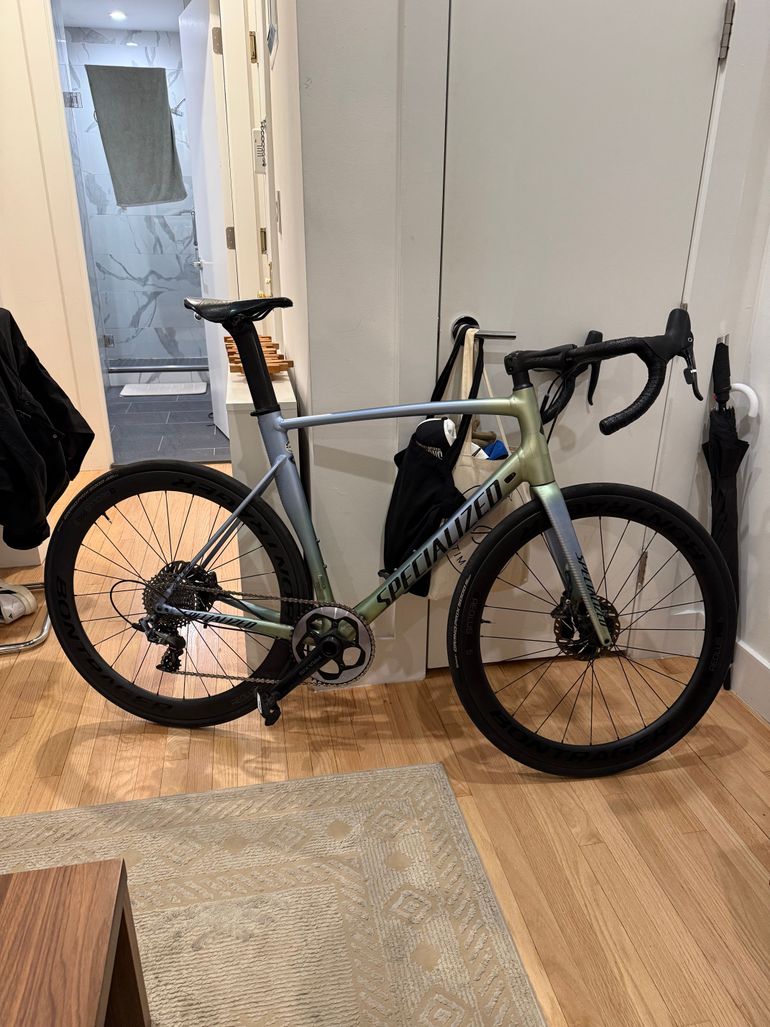 Used Specialized Allez Sprint Disc Frameset - Tour Down Under Collection 2020 2020 Road & Gravel, Blue — image 1 of 5