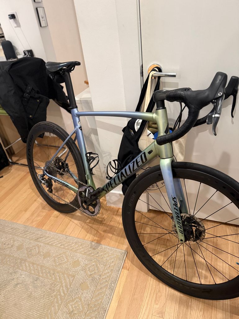 Used Specialized Allez Sprint Disc Frameset - Tour Down Under Collection 2020 2020 Road & Gravel, Blue — image 2 of 5
