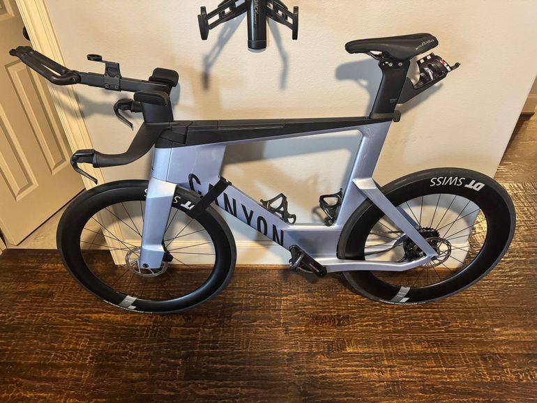 Used Canyon Speedmax CF SLX 8 AXS 2025 2025 Road & Gravel, Light Gray — image 2 of 3