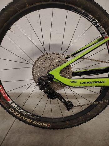 Used Cannondale Scalpel-Si Carbon 4 2017 2017 Mountainbike, Verde — image 3 of 6